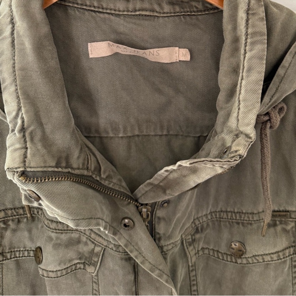 Vici Olive Chambray Utility Jacket - image 3